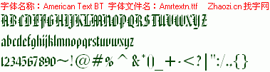 查看字体及作者详细介绍