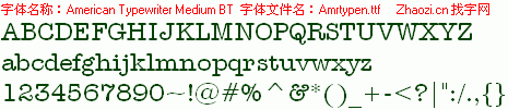 查看字体及作者详细介绍