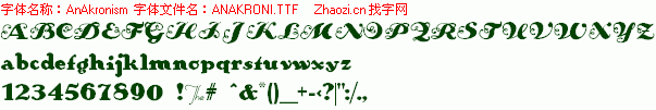 查看字体及作者详细介绍