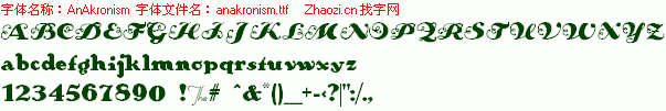 查看字体及作者详细介绍