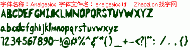查看字体及作者详细介绍