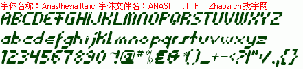 查看字体及作者详细介绍