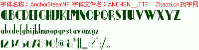 查看字体及作者详细介绍