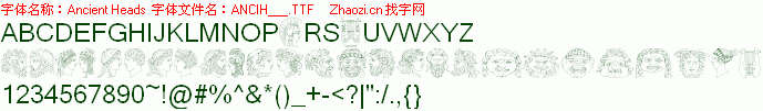 查看字体及作者详细介绍