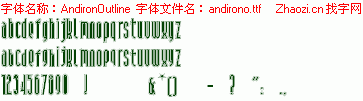 查看字体及作者详细介绍