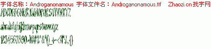 查看字体及作者详细介绍