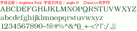 查看字体及作者详细介绍