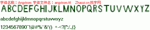 查看字体及作者详细介绍