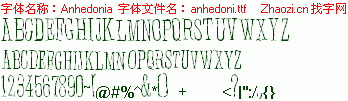 查看字体及作者详细介绍