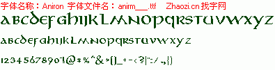 查看字体及作者详细介绍