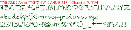 查看字体及作者详细介绍