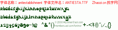 查看字体及作者详细介绍