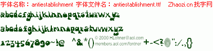 查看字体及作者详细介绍