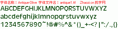 查看字体及作者详细介绍