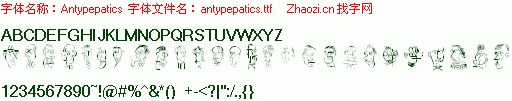 查看字体及作者详细介绍