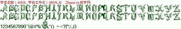 查看字体及作者详细介绍