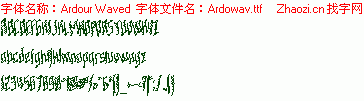 查看字体及作者详细介绍