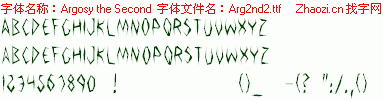 查看字体及作者详细介绍