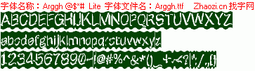 查看字体及作者详细介绍