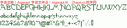 查看字体及作者详细介绍