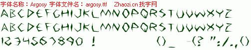 查看字体及作者详细介绍