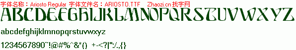 查看字体及作者详细介绍
