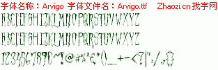查看字体及作者详细介绍