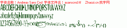查看字体及作者详细介绍