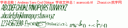查看字体及作者详细介绍