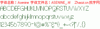 查看字体及作者详细介绍