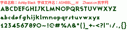 查看字体及作者详细介绍