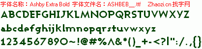查看字体及作者详细介绍