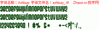 查看字体及作者详细介绍