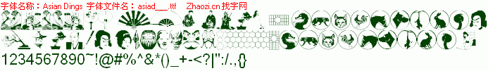 查看字体及作者详细介绍