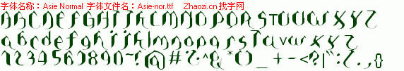 查看字体及作者详细介绍