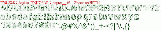 查看字体及作者详细介绍