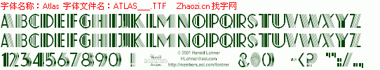 查看字体及作者详细介绍
