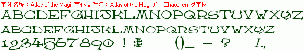 查看字体及作者详细介绍