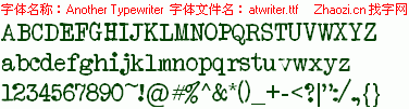 查看字体及作者详细介绍
