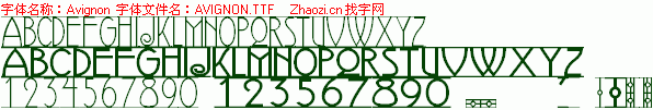 查看字体及作者详细介绍
