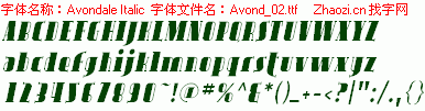 查看字体及作者详细介绍