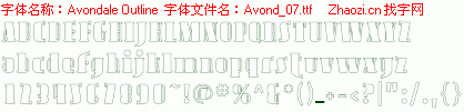 查看字体及作者详细介绍