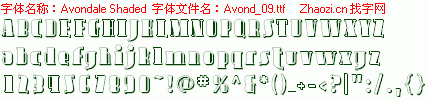 查看字体及作者详细介绍