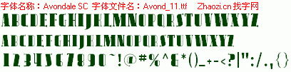 查看字体及作者详细介绍