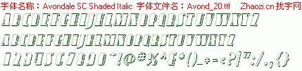 查看字体及作者详细介绍