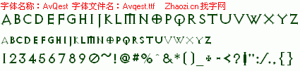 查看字体及作者详细介绍