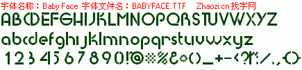 查看字体及作者详细介绍