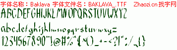 查看字体及作者详细介绍