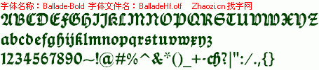 查看字体及作者详细介绍