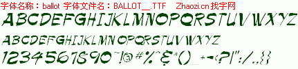 查看字体及作者详细介绍